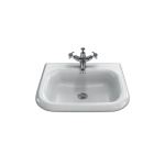 CLEAR WATER BATHS madium traditional basin umywalka ściena tradycyjna średnia 650 x 470 x 171 mm B8E