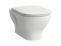LAUFEN LUA Miska podwieszana WC LUA BASIC, rimless + deska wc SLIM wolnoopadająca biały H8660810000001