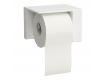 LAUFEN VAL Wieszak na papier toaletowy 170 x 130 mm Saphirkeramk wersja lewa biały H8722810000001