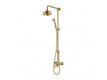 OMNIRES ART DECO system prysznicowy natynkowy złoty AD5144GL