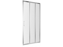 OMNIRES CHELSEA drzwi prysznicowe przesuwne trójdzielne, 80 cm chrom/transparentny NDT80XCRTR