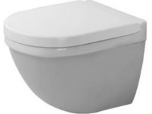 Duravit Starck 3 Miska WC wisząca 48 z deską wolnoopadającą biały 2227090000+0063890000