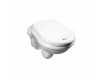 Kerasan Retro Miska WC wisząca 52 cm z deską wolnoopadającą 101501+108901