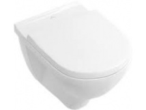 Villeroy & Boch O.Novo Miska WC wisząca bezrantowa z deską wolnoopadającą biały 5660HR01+9M38S101