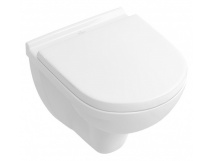 Villeroy & Boch O.Novo Miska WC wisząca kompakt 49 cm z deską wolnoopadającą biały 56881001+9M38S101